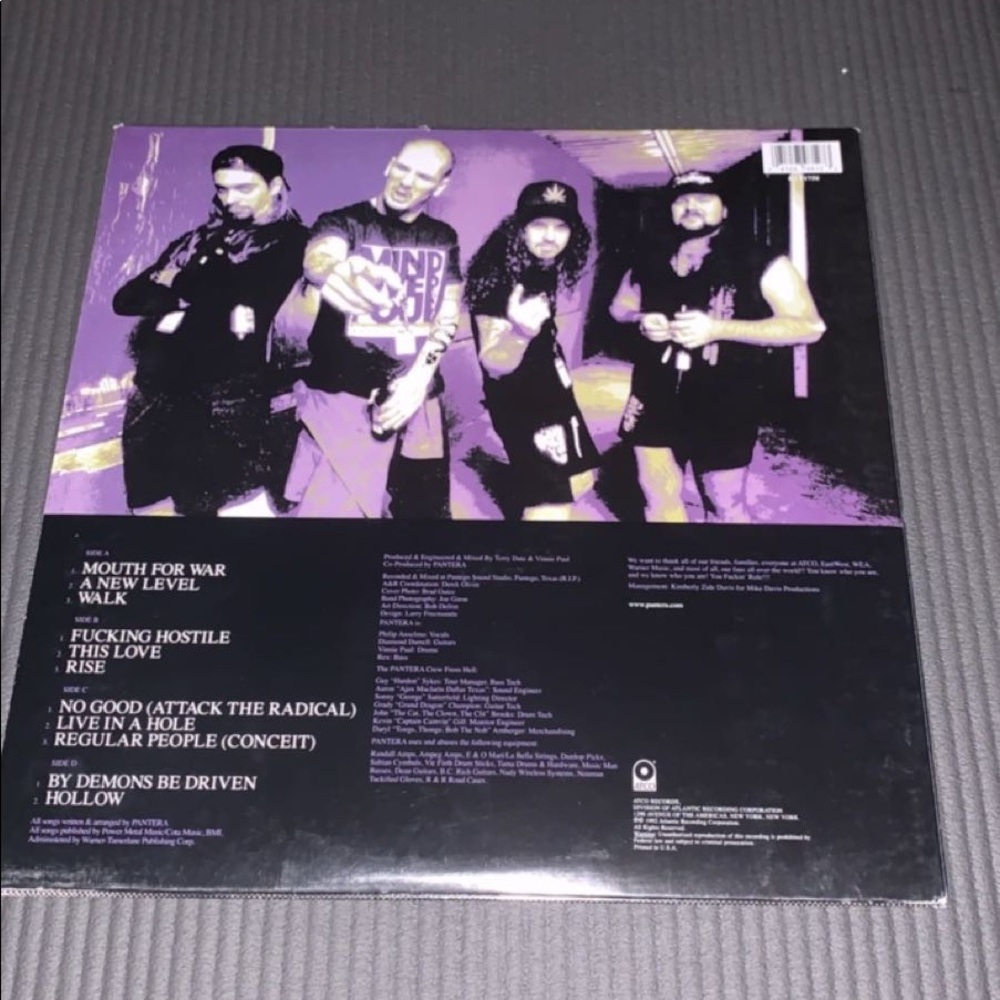 Pantera Vulgar Display of Power Vinyl